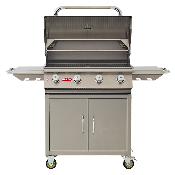Bull BBQ Lonestar Select 30-inch gas grill cart with four burners